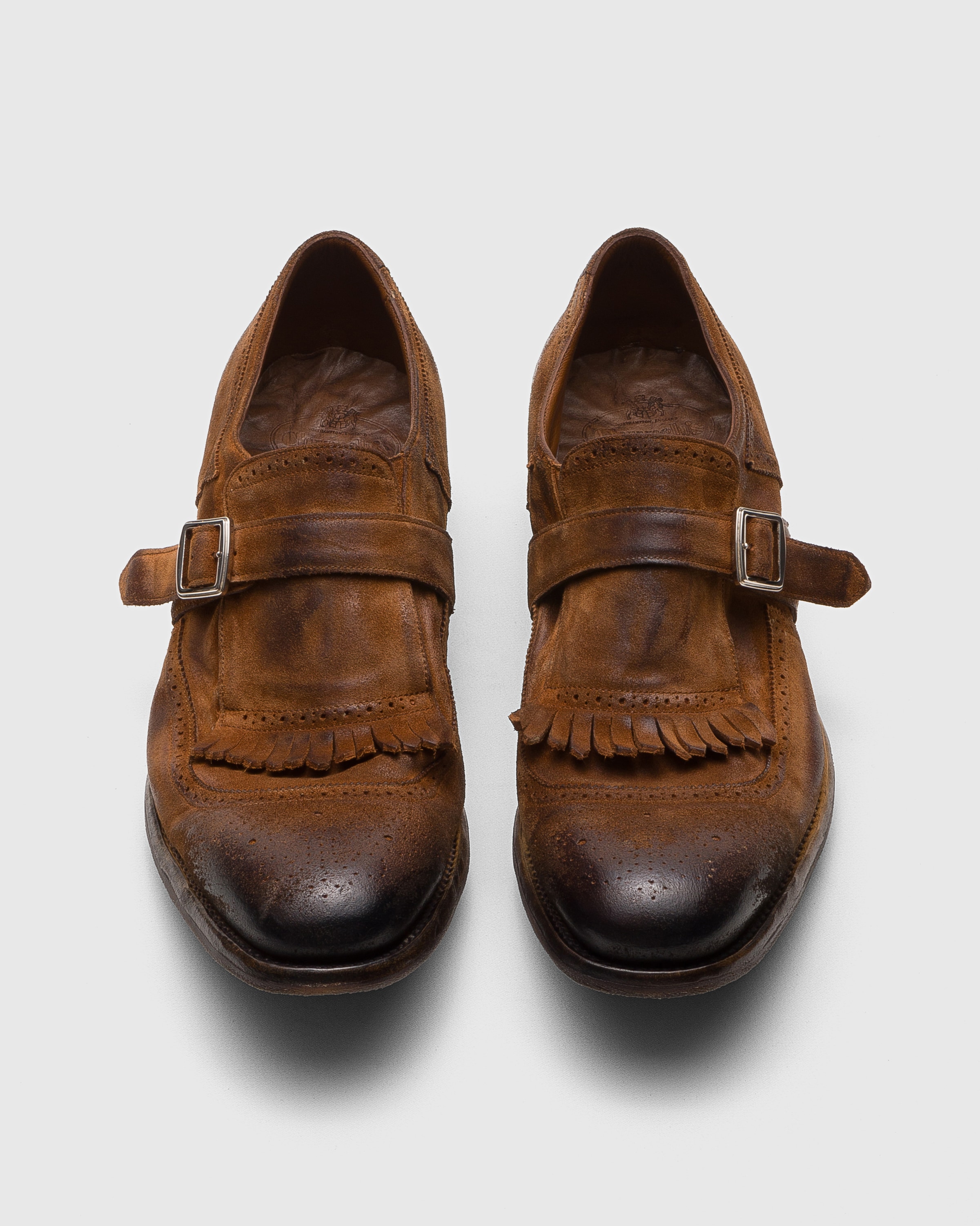 Tabac Vintage Suede Buckle Loafer | Church's