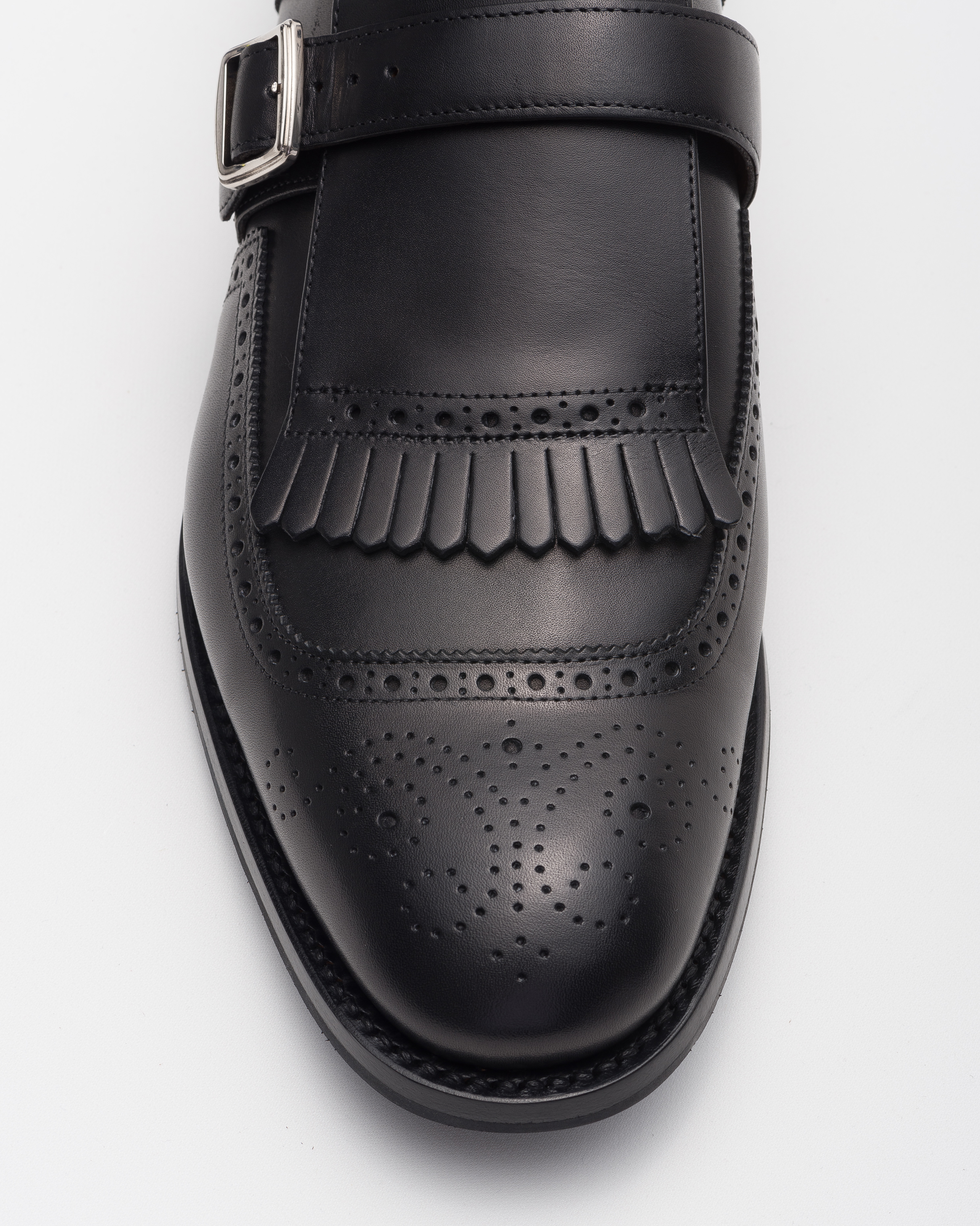 Black Decò Calf Leather Monk Strap Loafer | Church's