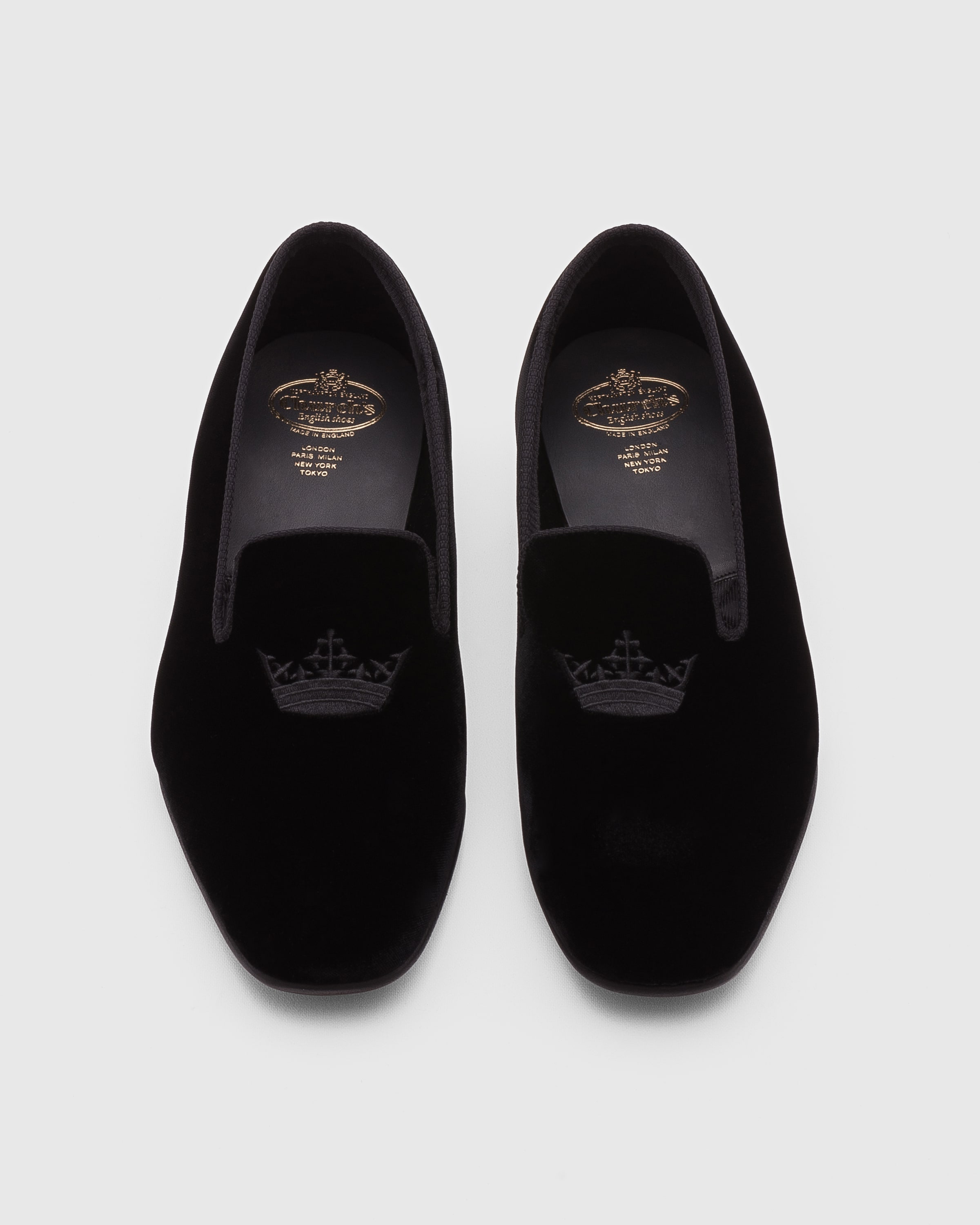Church's velvet slippers top