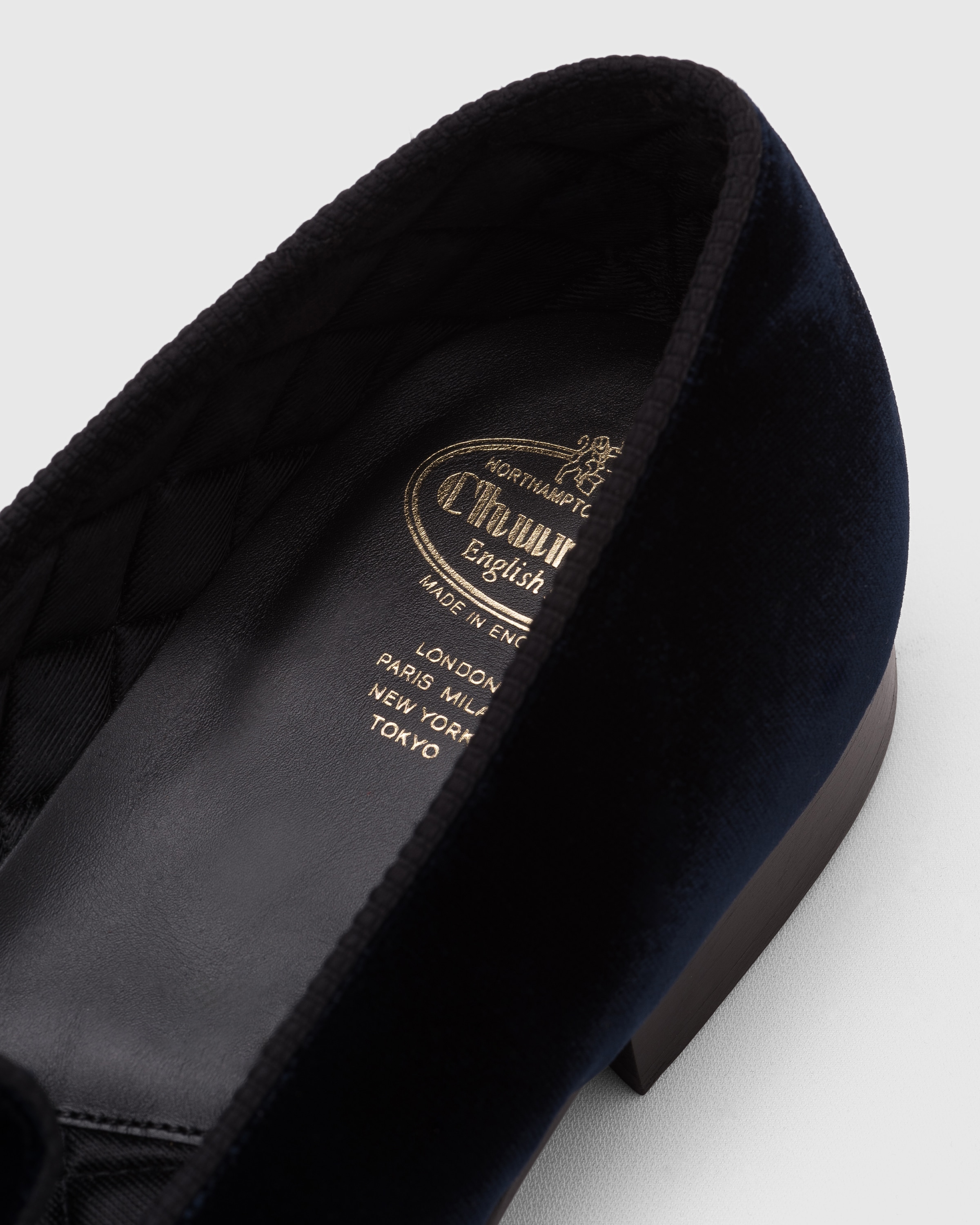 Blue Velvet Crown Loafer | Church's Blue Velvet Crown Loafer | Church's
