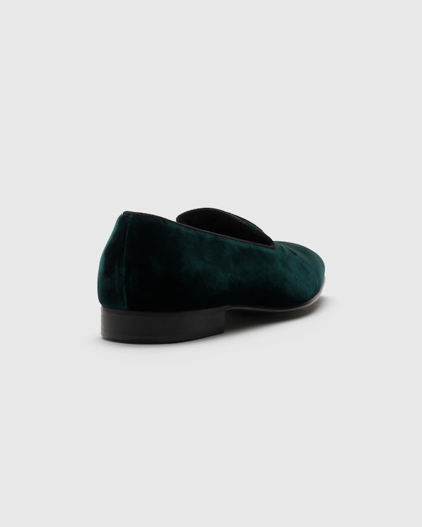 ベルベットクラウンローファー ウッド