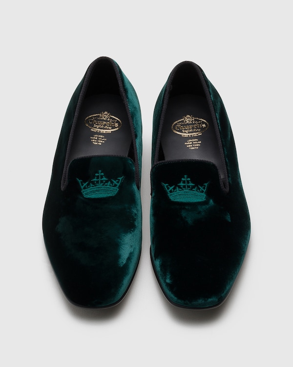 ベルベットクラウンローファー ウッド