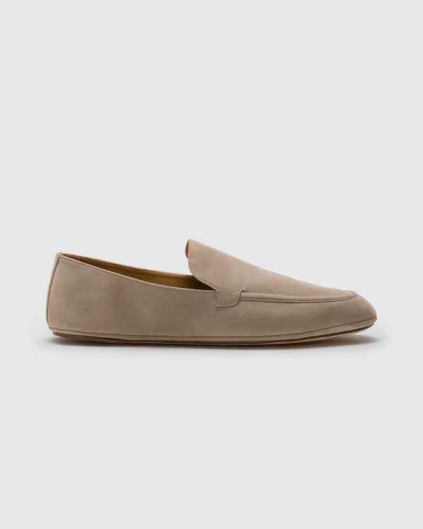 Slipper in Pelle Scamosciata