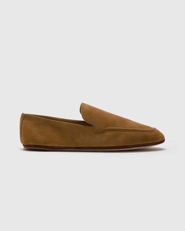 Slipper in Pelle Scamosciata
