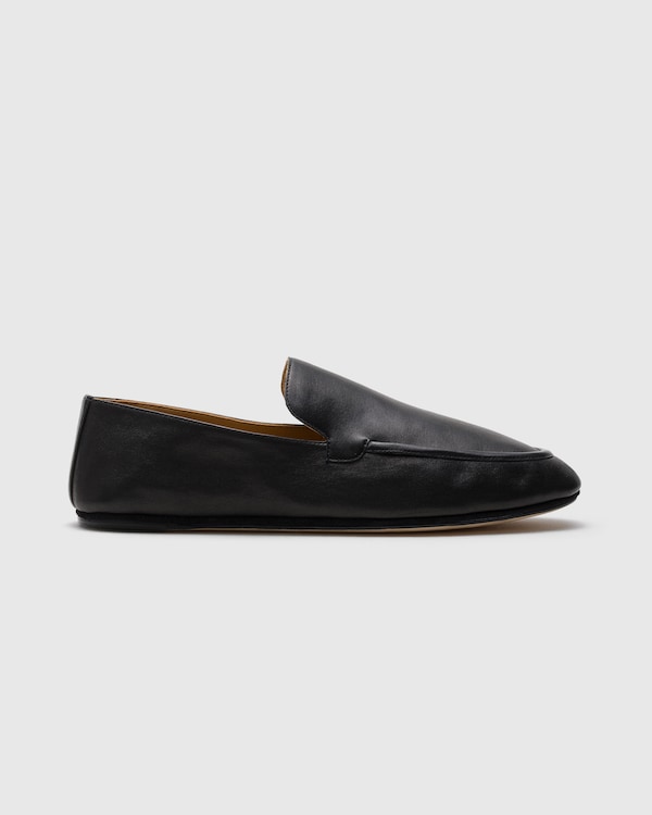 Slipper en cuir nappa