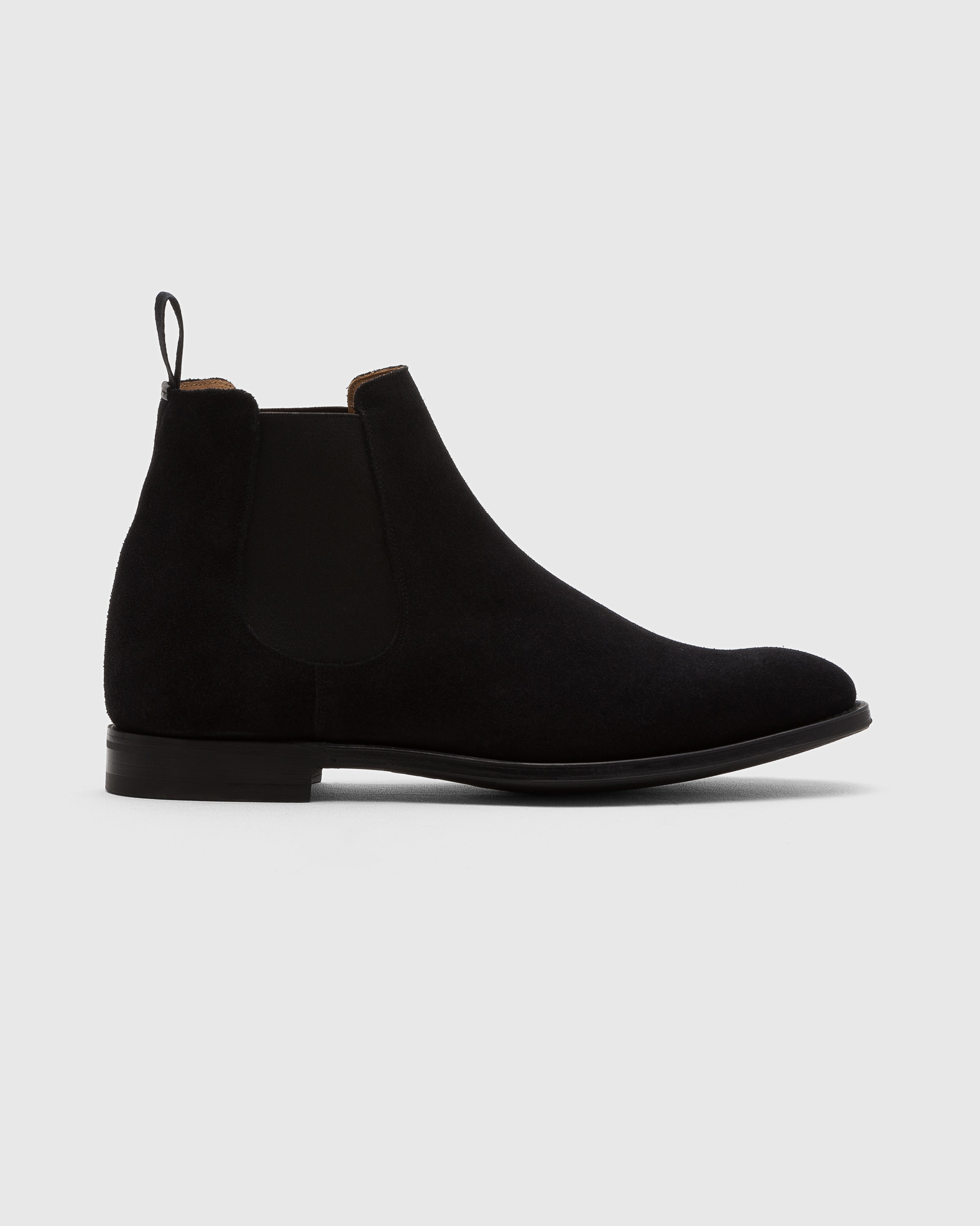 Black Suede Chelsea Boot Church s