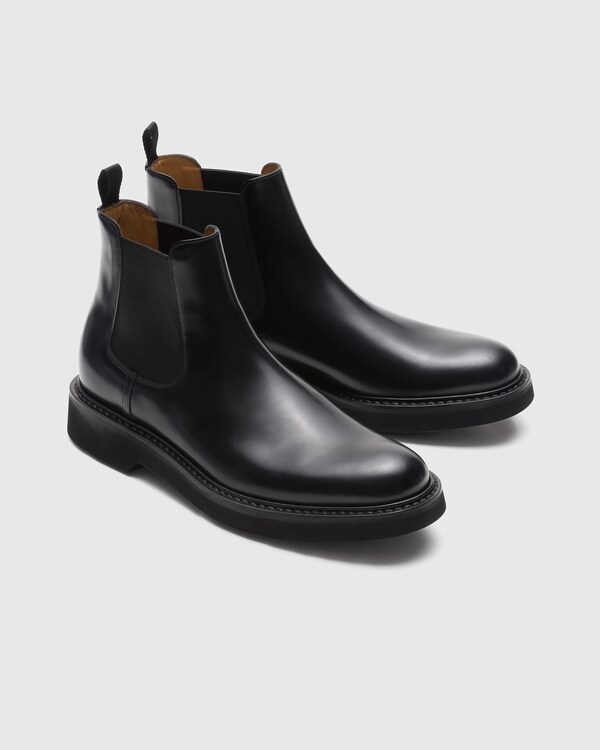 Rois Calf Leather Boot Black