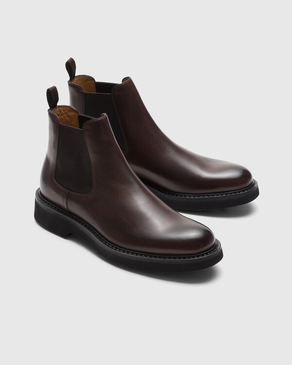 Calf Leather Boot Ebony