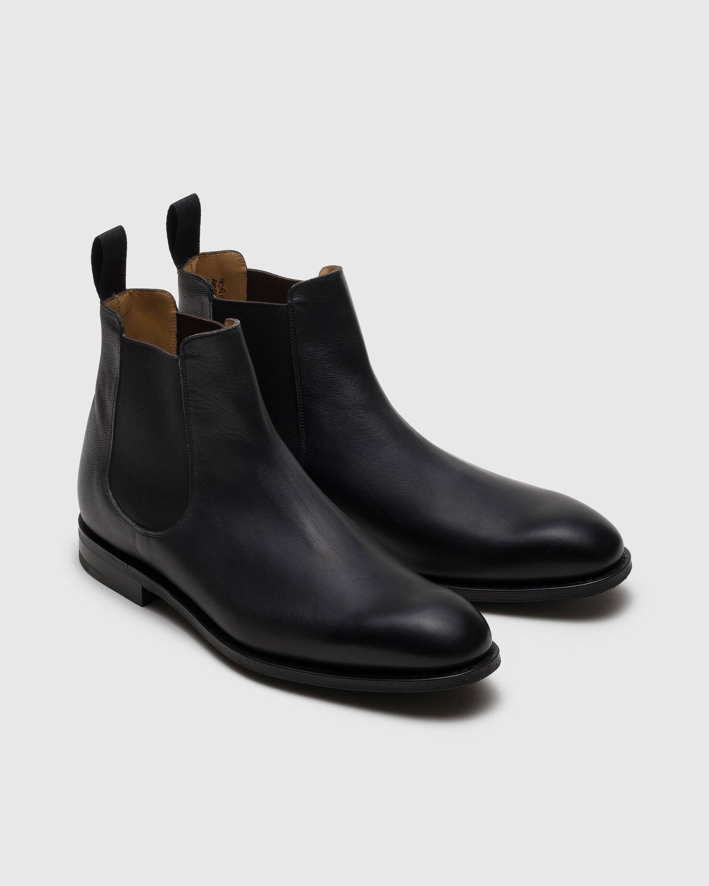 Bottine Chelsea en cuir de veau grainé