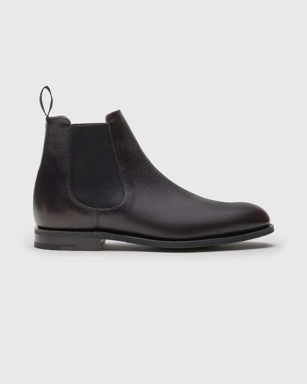 Bottine Chelsea en cuir de veau grainé