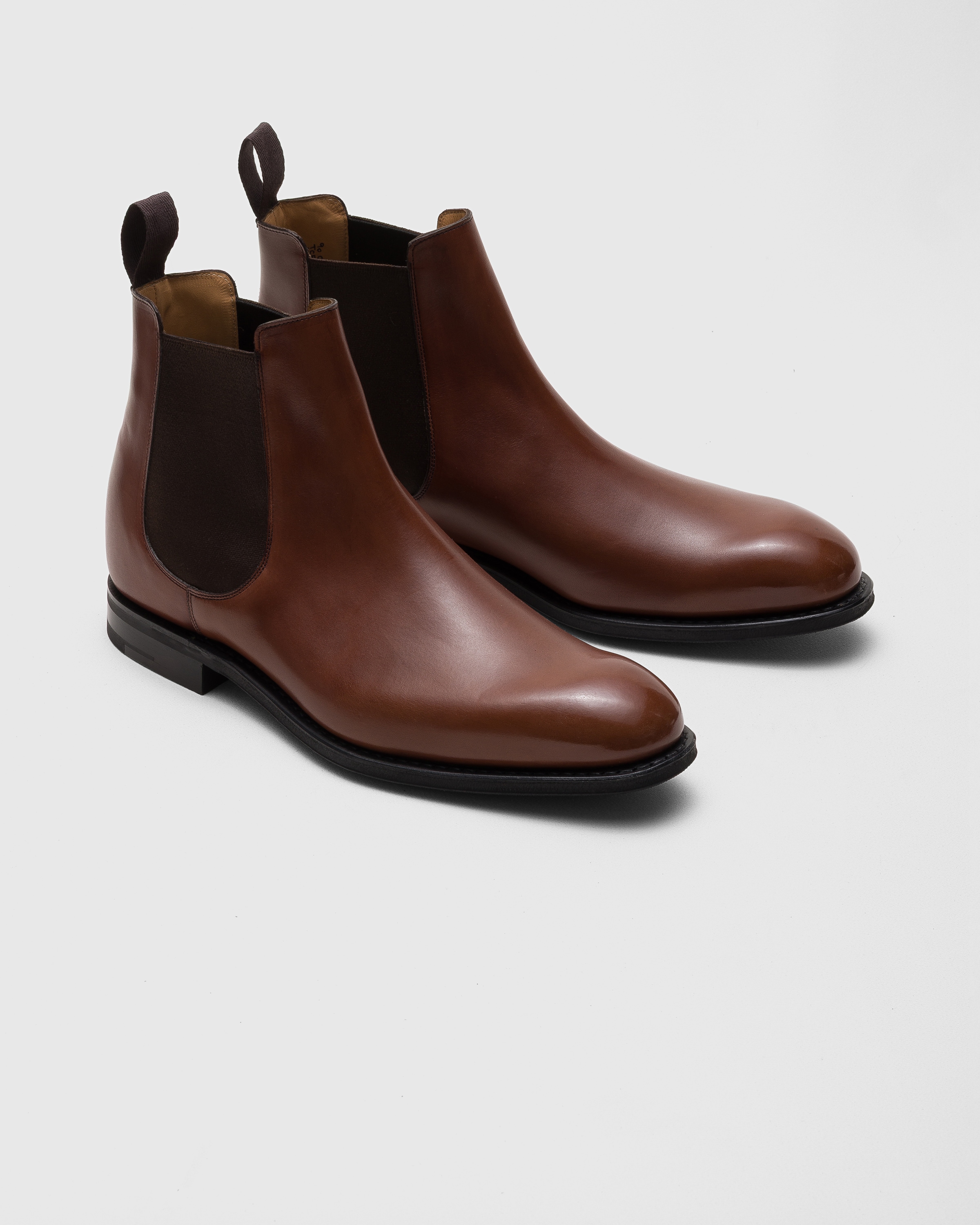 Stivaletti Chelsea in pelle marrone