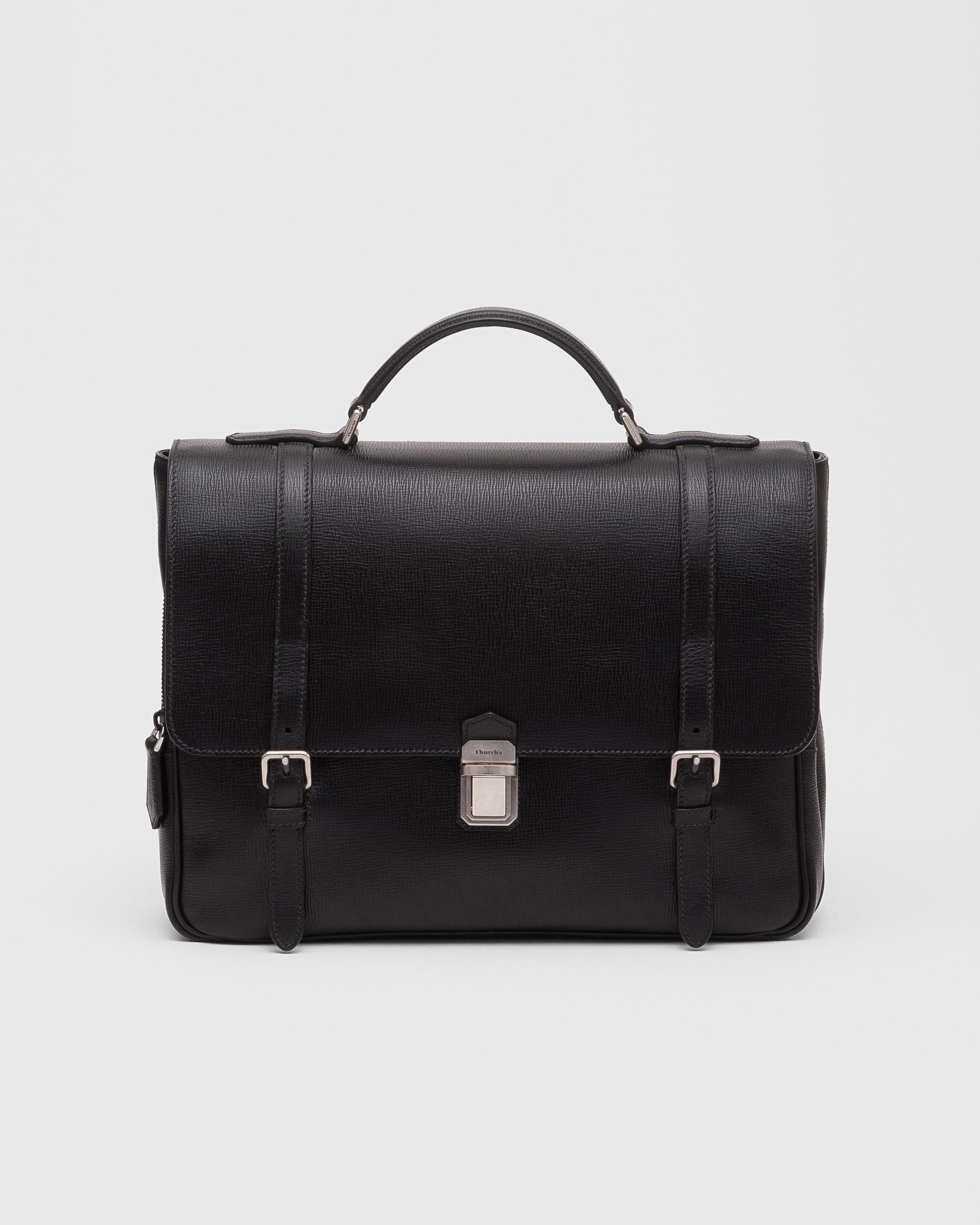 Mens black leather satchel bag outlet