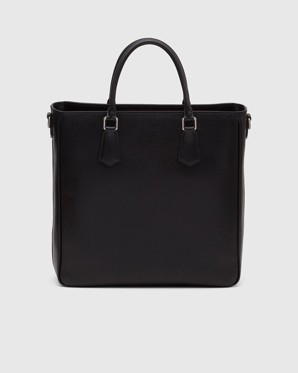 Cabas en cuir St. James Noir