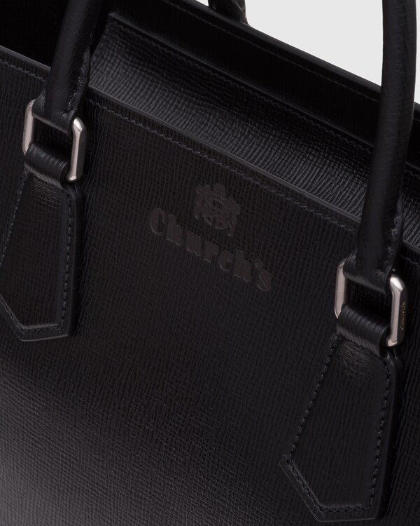 Cabas en cuir St. James Noir