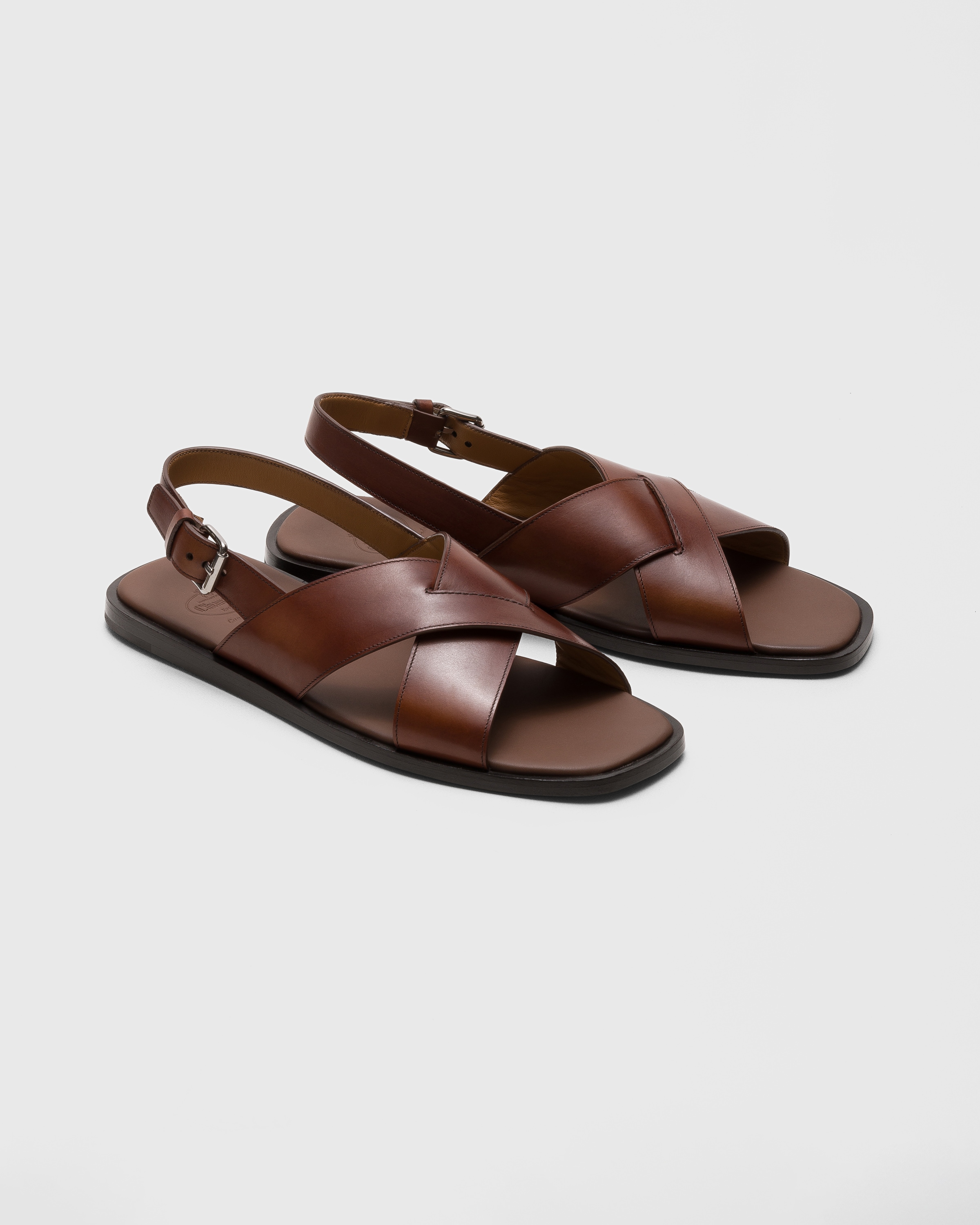 Burnt Bleached Calfskin Crisscross Sandal | Church's
