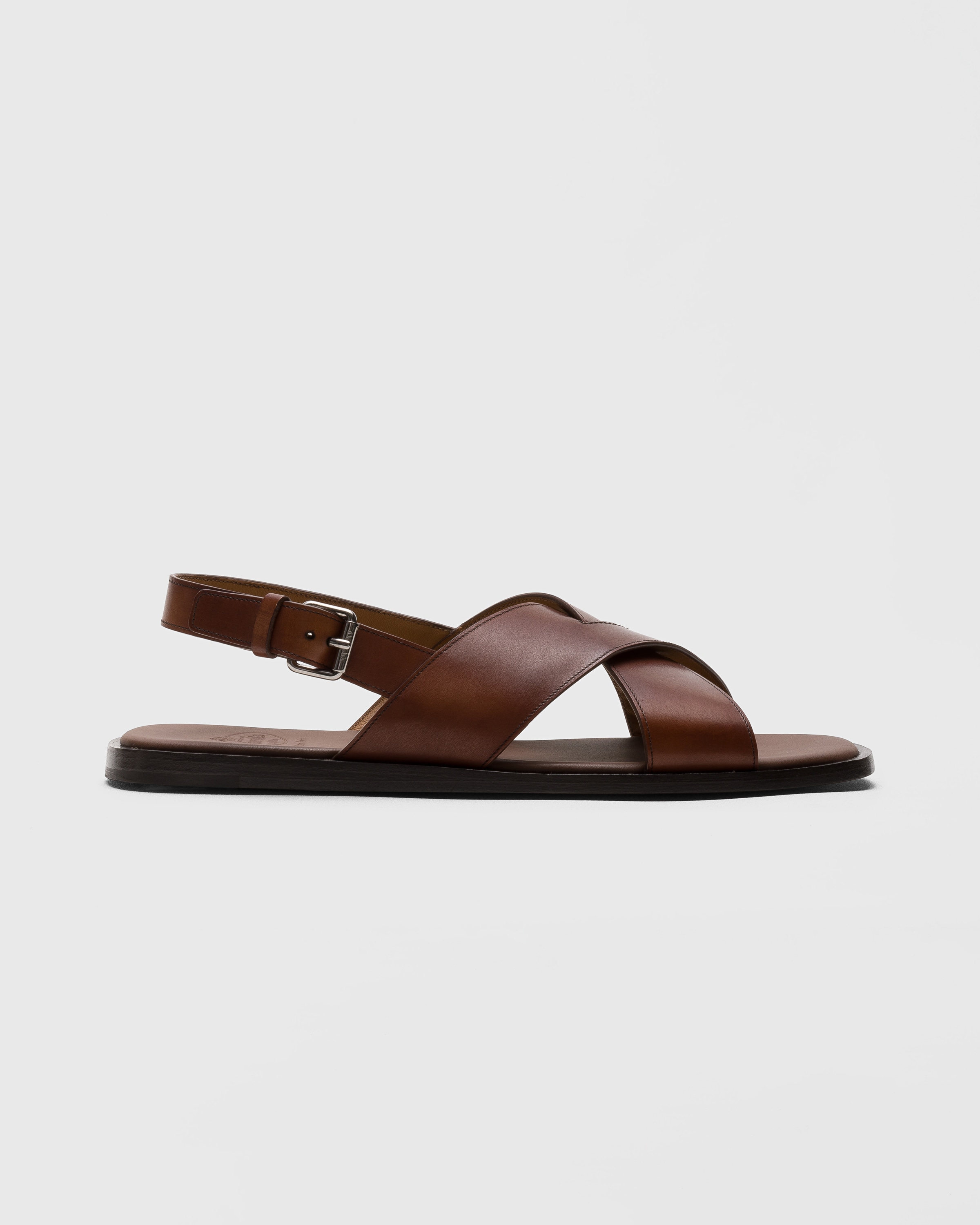 Burnt Bleached Calfskin Crisscross Sandal | Church's