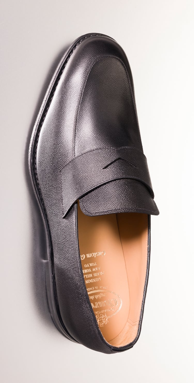 Hertford 2.0 - Black Grain Calfskin Loafer