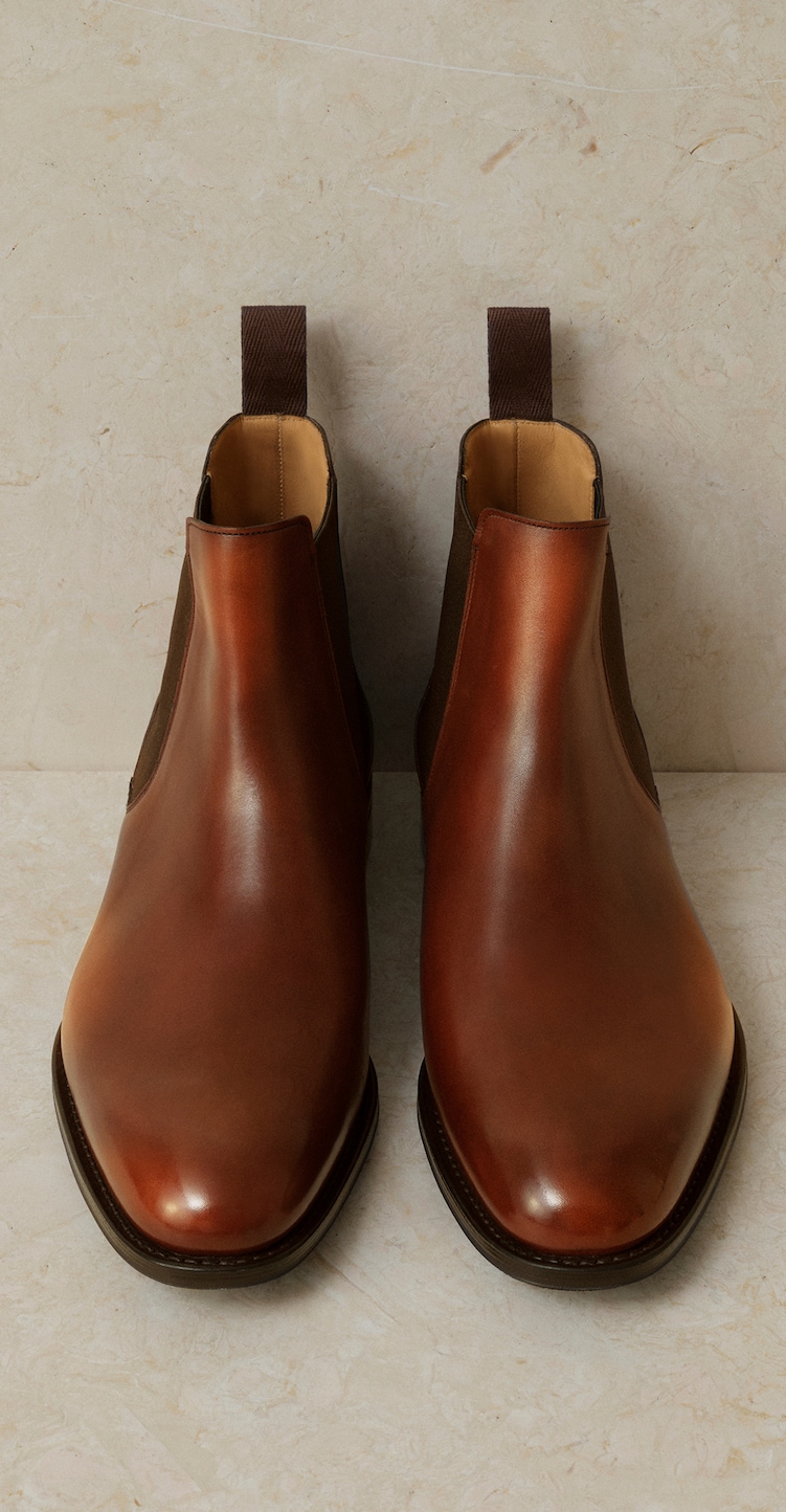 Amberley R 2.0 - Burnt Bleached Calfskin Chelsea Boot